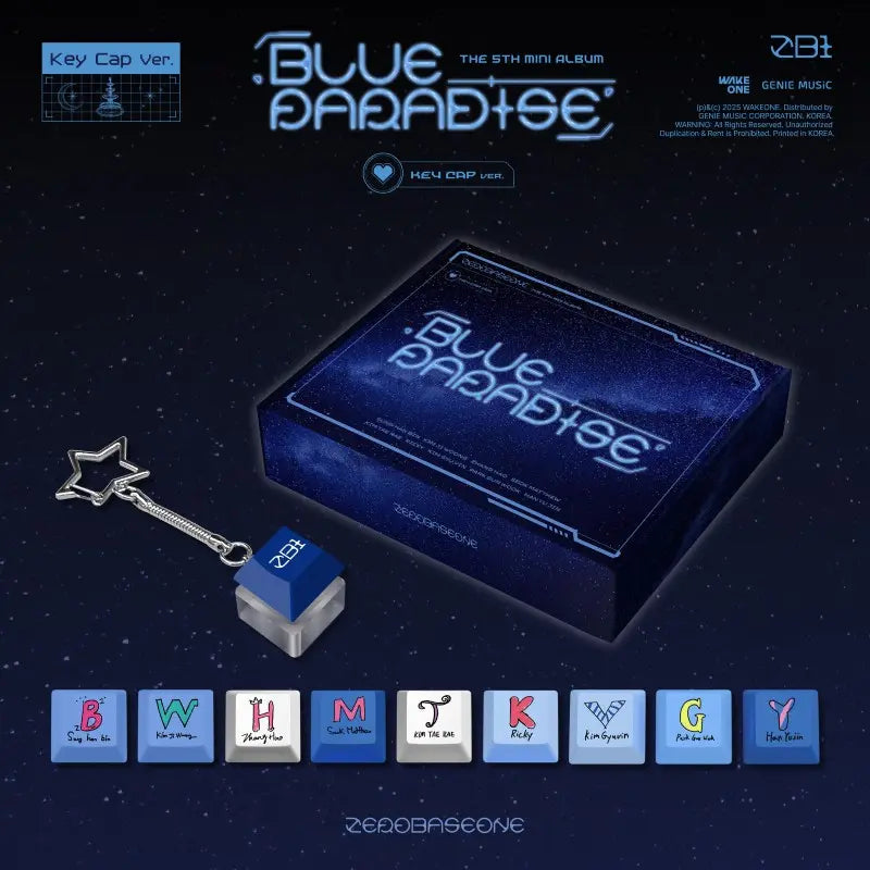 ZEROBASEONE 5th Mini Album - BLUE PARADISE (Key Cap Ver.) – HEY KPOP