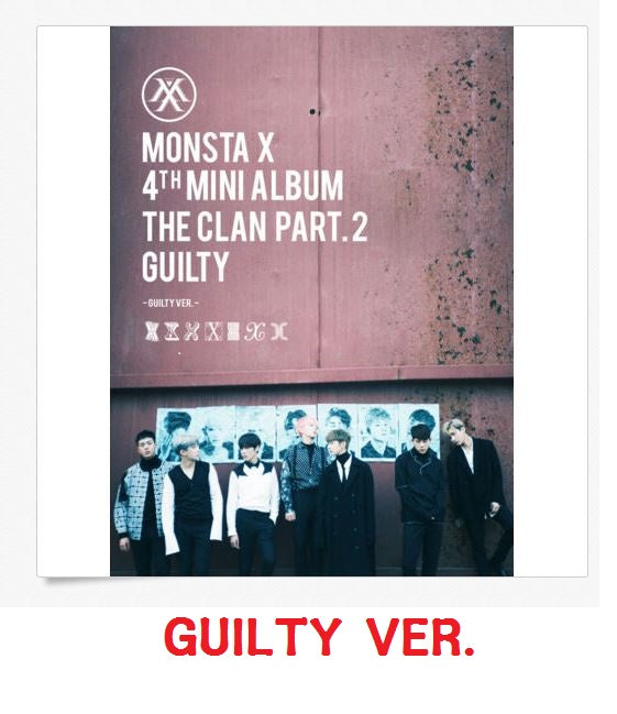 Monsta X 4th Mini Album - [The Clan 2.5 Part.2 Guilty]