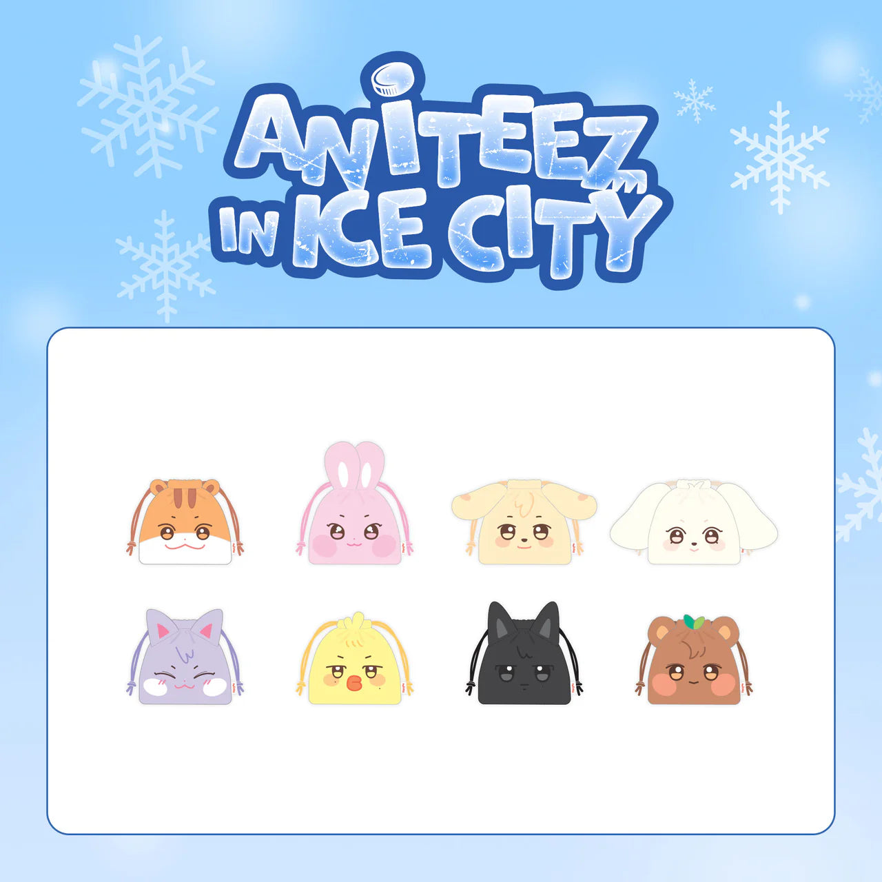 ATEEZ ANITEEZ In Ice City Official Merchandise - String Pouch