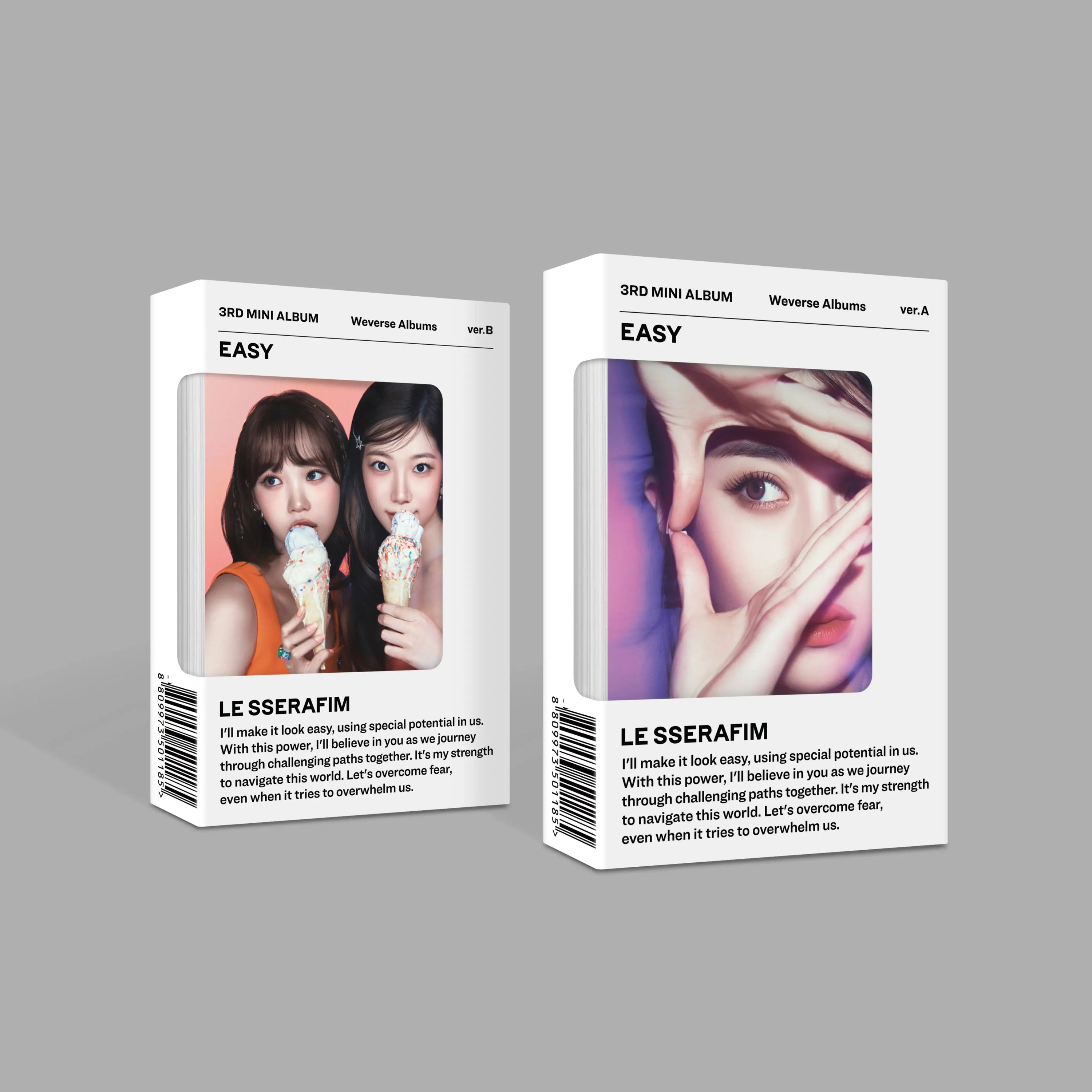 Le Sserafim 3rd Mini Album - EASY (Weverse Album Ver.)